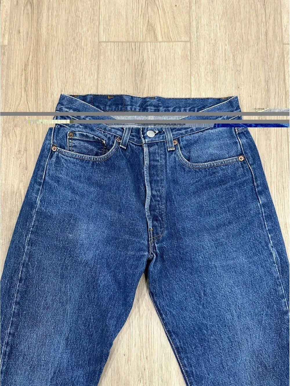 VTG Levis 501 0115 Jeans Mens 29x30 Blue Regular Straight Button Fly 80s